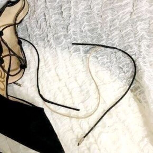 Sam Eldeman Helaine Lace Up Heels Size  8.5 - Picture 9 of 9